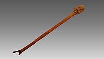 Frame Drum, Wood, skin, feather, Native American (Apache)